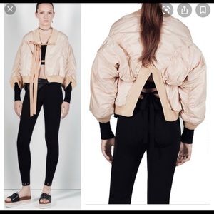 Zara crop bomber jacket